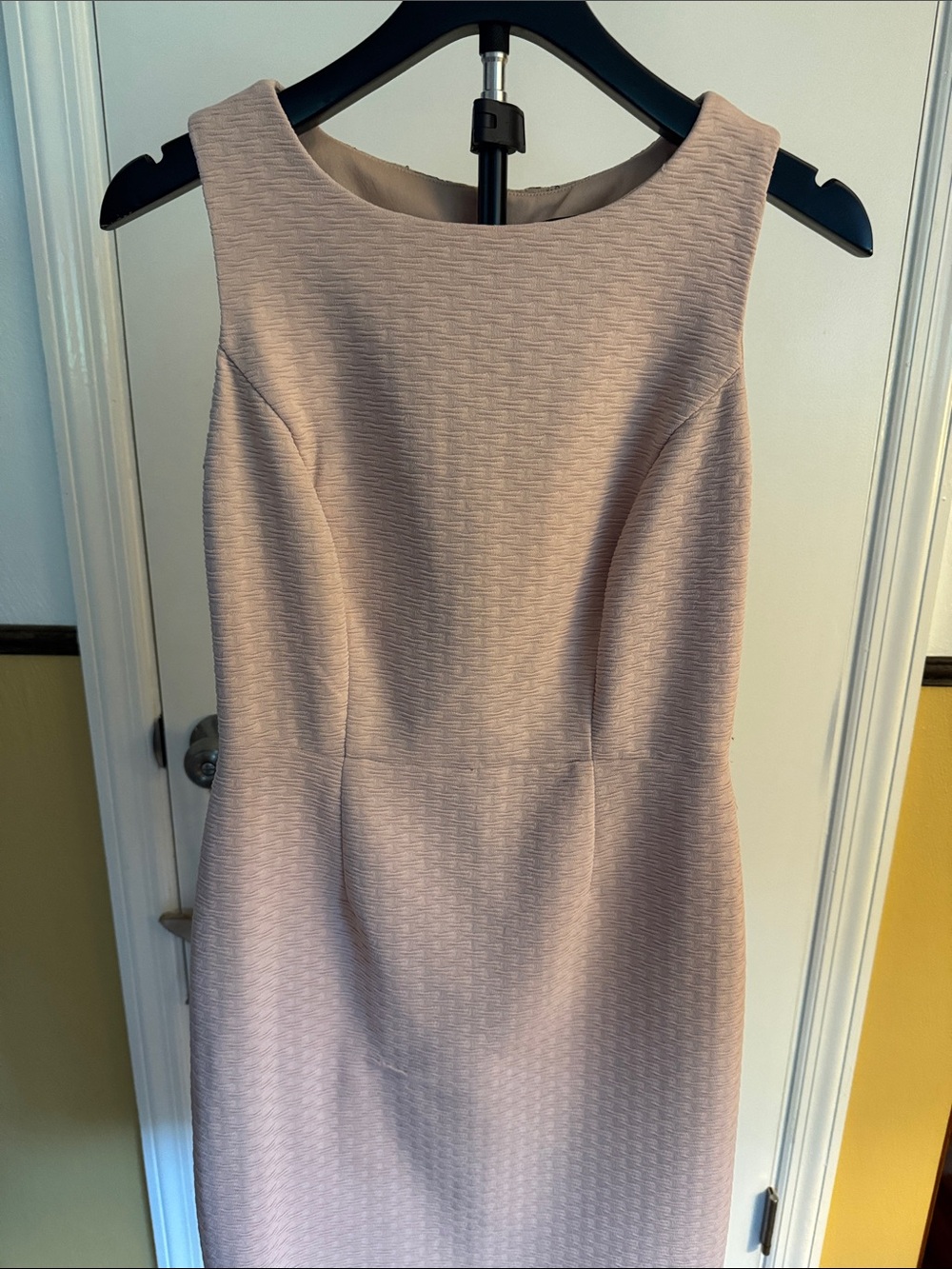 The Limited Strapless Textured Sheath Dress - Light Blush
